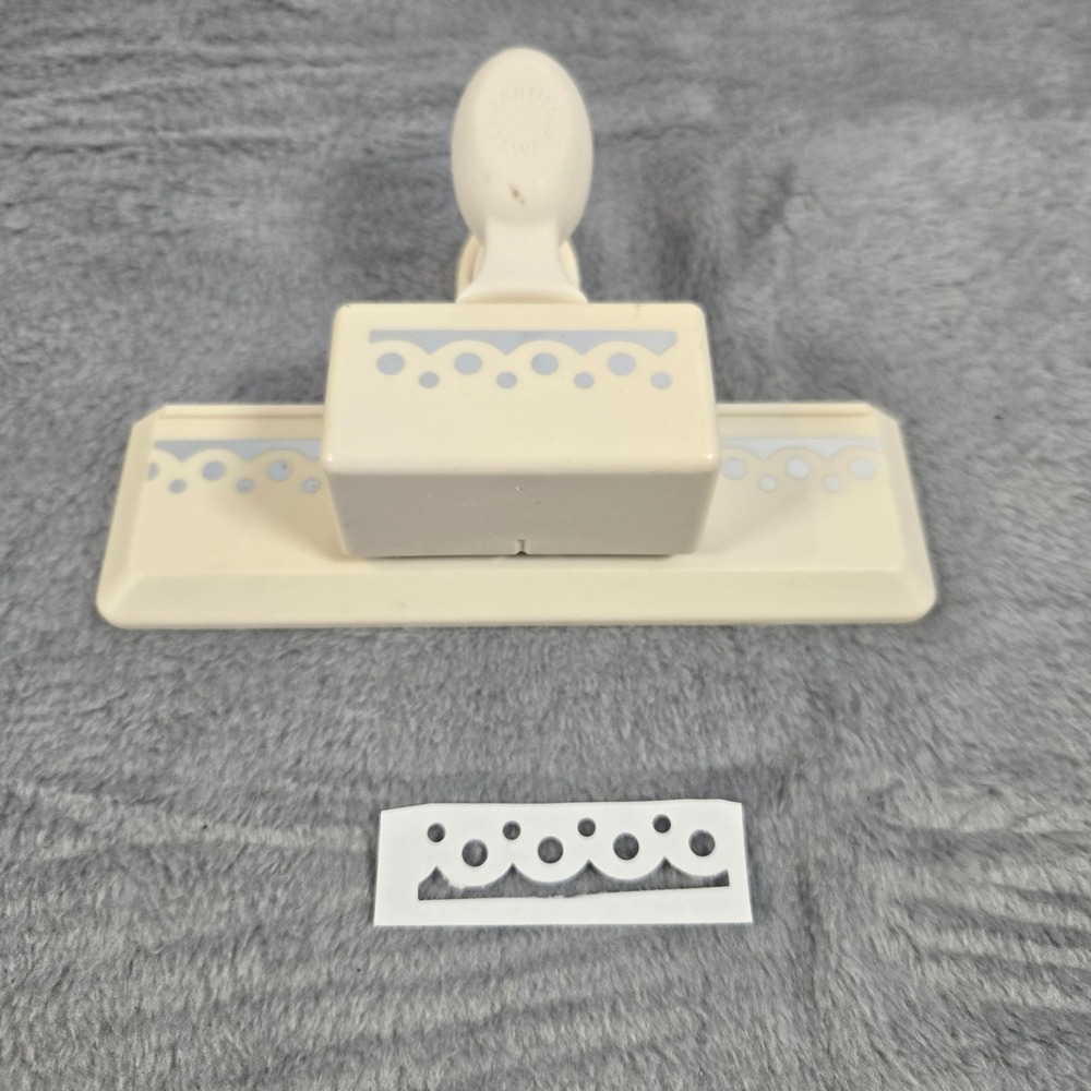 Martha Stewart Crafts Scallop Dot Edge Punch Paper Border Scrapbooking Tool